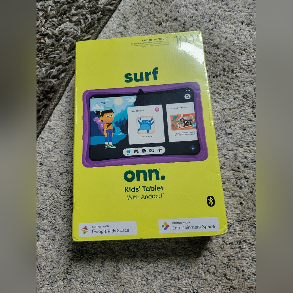 Onn kids surf tablet with Android 10.1" NEW!!